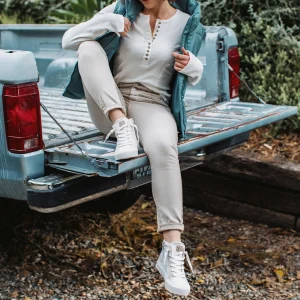 Women Yellow Box Sneakers & Flats>Gaston High-Top Sneaker