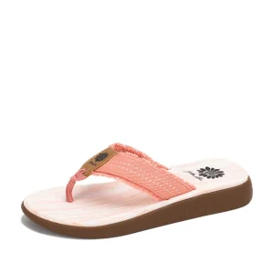 Women Yellow Box Flip Flops>Gerri