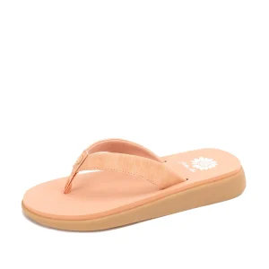 Women Yellow Box Flip Flops>Ginza Al