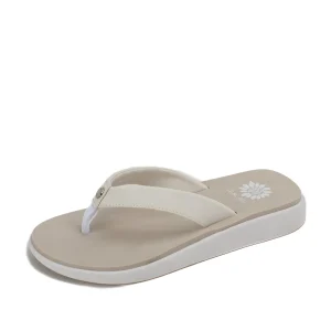 Women Yellow Box Flip Flops>Ginza Al