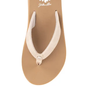 Women Yellow Box Flip Flops>Ginza Al