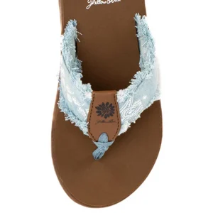 Women Yellow Box Flip Flops>Gisella