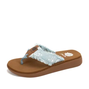 Women Yellow Box Flip Flops>Gisella