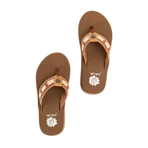 Women Yellow Box Flip Flops>Gramedia Sandal