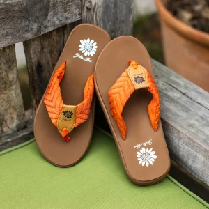 Women Yellow Box Flip Flops>Grant Sandal