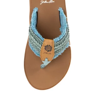Women Yellow Box Flip Flops>Guppy Sandal