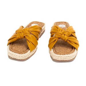Women Yellow Box Slides>Ileen
