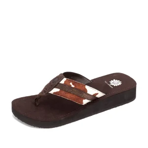 Women Yellow Box Heels & Wedges>Jafna Flip Flop Sandal