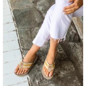 Women Yellow Box Flip Flops>Jafna Flip Flop Sandal
