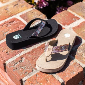 Women Yellow Box Flip Flops>Jaunty Sandal