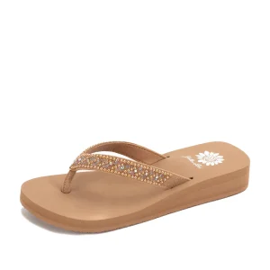 Women Yellow Box Flip Flops>Jayne Sandal