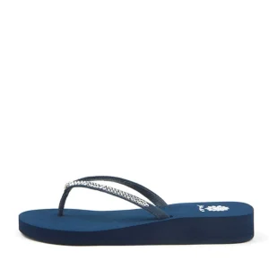 Women Yellow Box Flip Flops>Jello Rhinestone Sandal