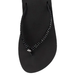 Women Yellow Box Flip Flops>Jello Rhinestone Sandal