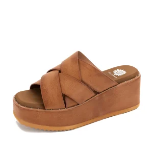 Women Yellow Box Sandals>Joann Platform Wedge