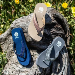 Women Yellow Box Flip Flops>Jordy Sandal