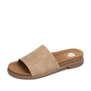 Women Yellow Box Sandals>Kalo Slide Sandal