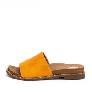 Women Yellow Box Sandals>Kalo Slide Sandal