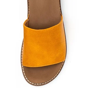 Women Yellow Box Sandals>Kalo Slide Sandal