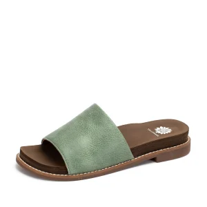 Women Yellow Box Sandals>Kalo Slide Sandal