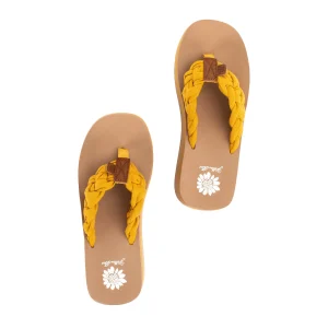 Women Yellow Box Heels & Wedges>Karnika Platform Sandal