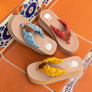 Women Yellow Box Heels & Wedges>Karnika Platform Sandal