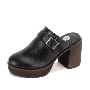 Women Yellow Box Heels & Wedges>Larry Platform Clog