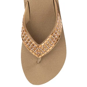 Women Yellow Box Flip Flops>Leanah