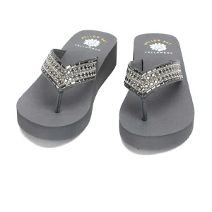 Women Yellow Box Flip Flops>Leanah