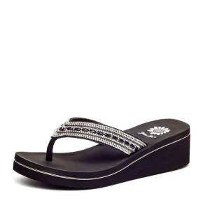 Women Yellow Box Flip Flops>Marcy Wedge Sandal