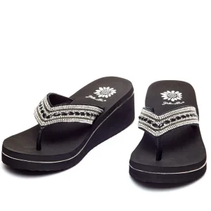 Women Yellow Box Flip Flops>Marcy Wedge Sandal