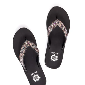 Women Yellow Box Flip Flops>Marcy Wedge Sandal