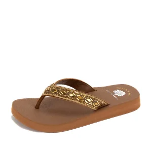 Women Yellow Box Flip Flops>Nayeli