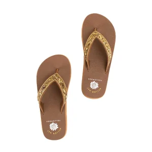 Women Yellow Box Flip Flops>Nayeli