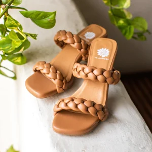 Women Yellow Box Heels & Wedges>Nimble Heeled Sandal