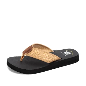 Women Yellow Box Flip Flops>Norit Flip Flop