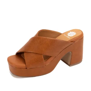 Women Yellow Box Heels & Wedges>Ovilia Platform Heel