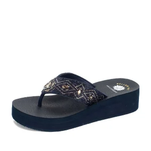 Women Yellow Box Flip Flops>Parel