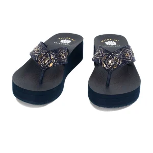 Women Yellow Box Flip Flops>Parel