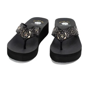 Women Yellow Box Flip Flops>Parel