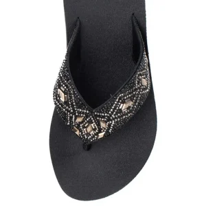 Women Yellow Box Flip Flops>Parel