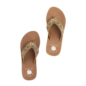 Women Yellow Box Flip Flops>Parel