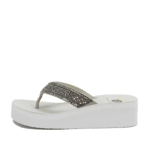 Women Yellow Box Heels & Wedges>Pixel Flatform Sandal