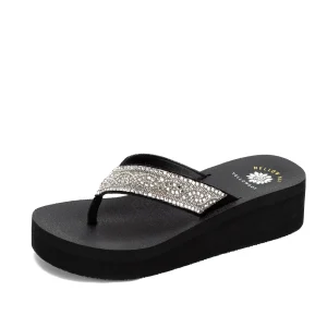 Women Yellow Box Heels & Wedges>Pixel Flatform Sandal