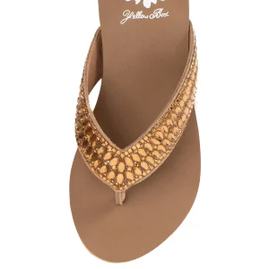 Women Yellow Box Flip Flops>Sana Wedge Sandal