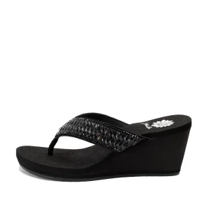 Women Yellow Box Flip Flops>Sana Wedge Sandal