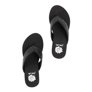 Women Yellow Box Flip Flops>Sana Wedge Sandal