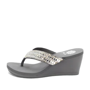 Women Yellow Box Flip Flops>Sana Wedge Sandal