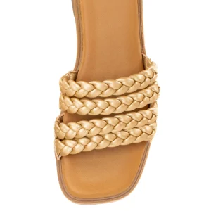Women Yellow Box Slides>Santai Slide Sandal