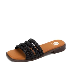 Women Yellow Box Slides>Santai Slide Sandal