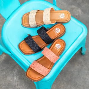 Women Yellow Box Slides>Seaside Slide Sandal